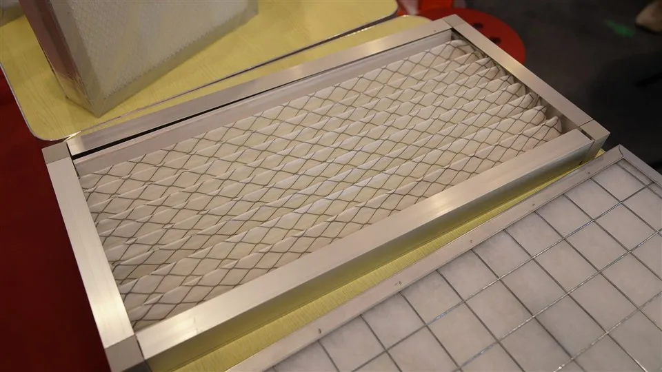 Prilagođena ploča naklonjena Pre 20*20*1 24*24*1 Aluminijski okvir Frame za pranje zraka Metal filter