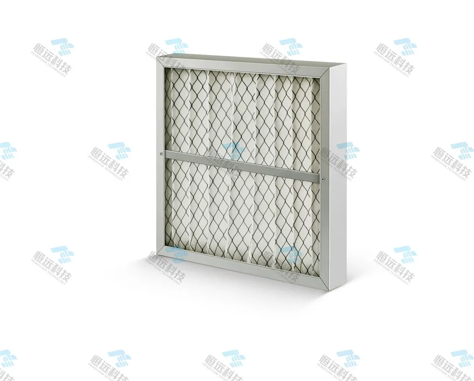 Metalni filtarski zasloni s aluminijskim okvirima i valovitom aluminijskom mrežom